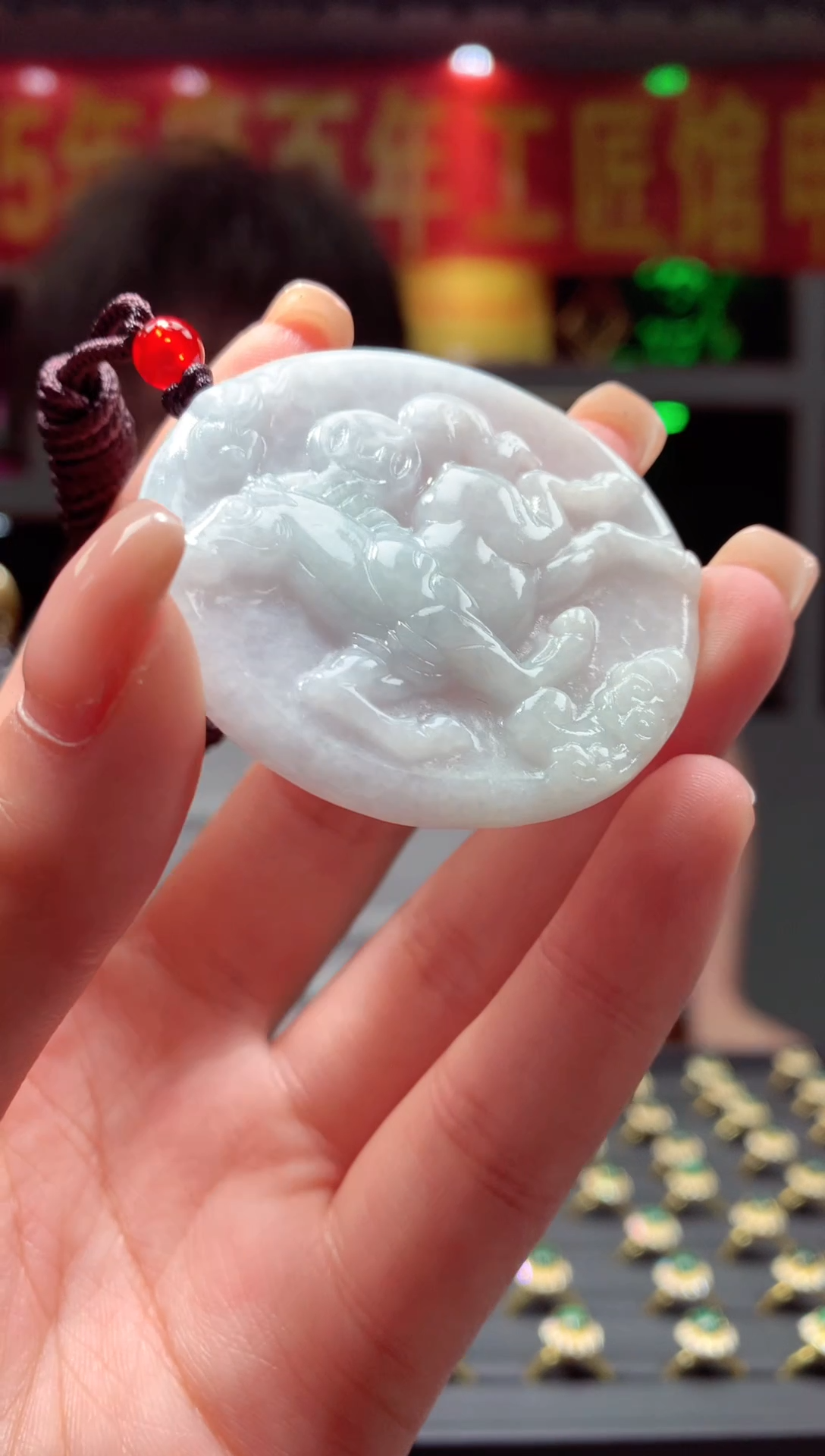 吊坠(不含链)未镶嵌翡翠天然翡翠A货01