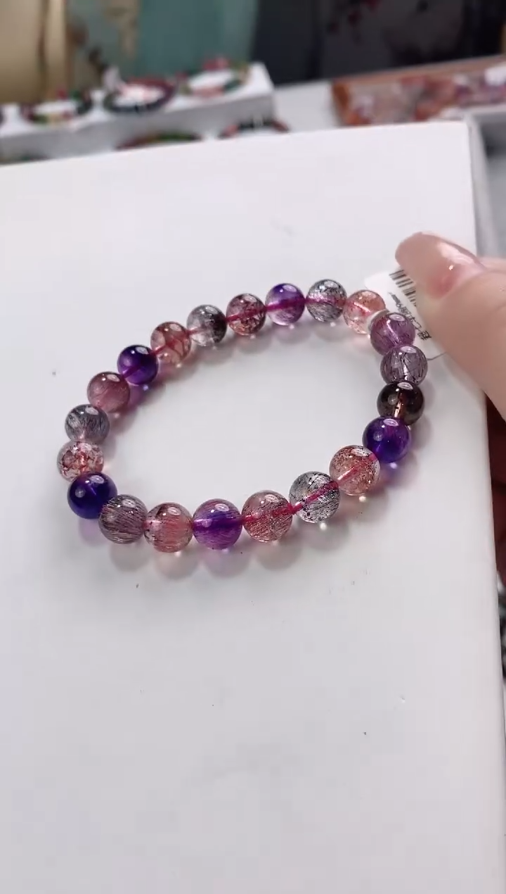 【闪购商品】水晶超七单圈9*左右未镶嵌多人多样性发其一