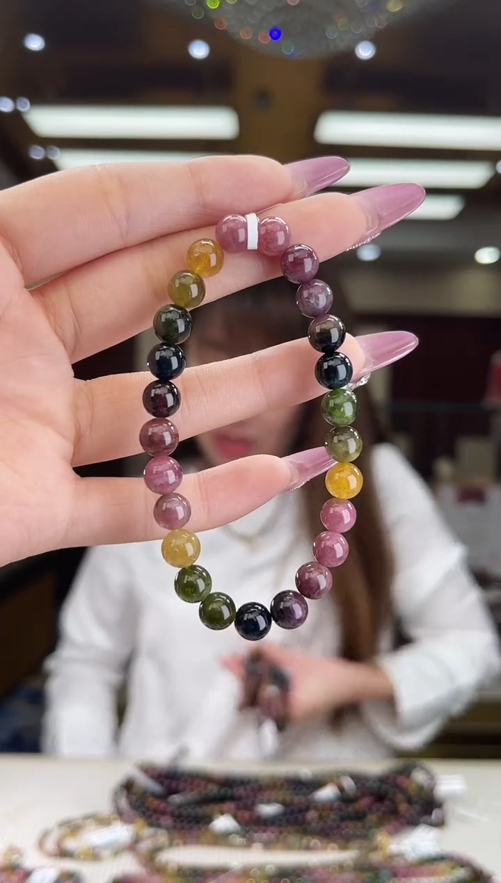 【闪购商品】碧玺/未镶嵌7mm+碧玺单圈多样性发货