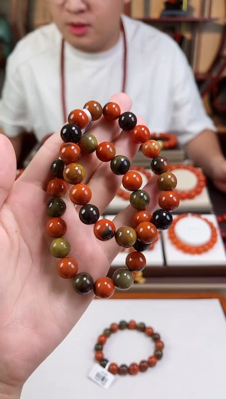 南红玛瑙大山包手串11+未镶嵌（多样式发其一）