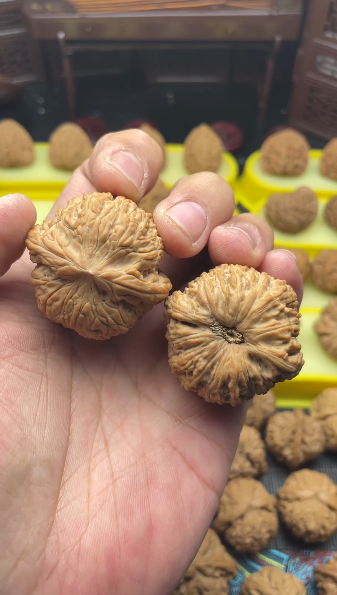 【闪购商品】文玩核桃把件41全品同克重泥鳅背