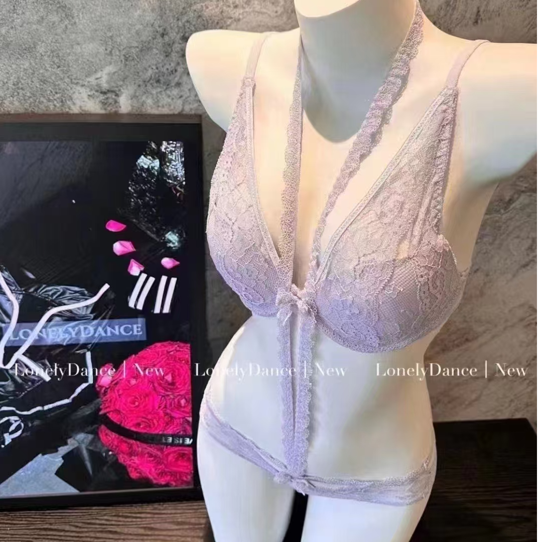 《1～100直播过滤编号》小胸显大法式纯欲性感蕾丝舒适聚拢内衣套装