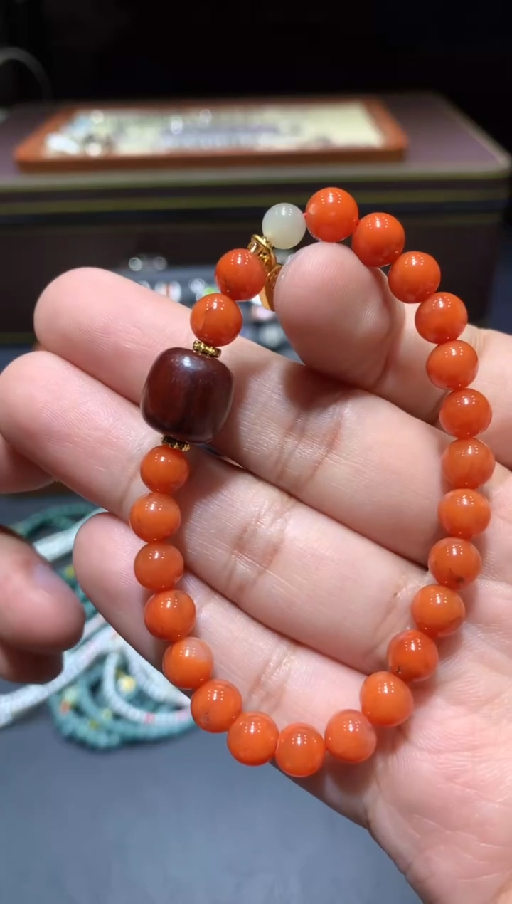 【闪购商品】南红玛瑙手链未镶嵌H66【多样性发其一】