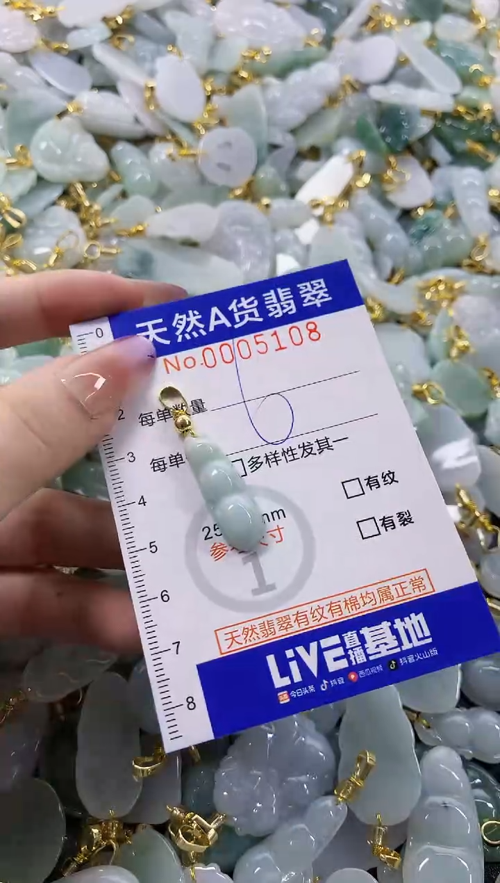 颈饰未镶嵌翡翠天然A货翡翠