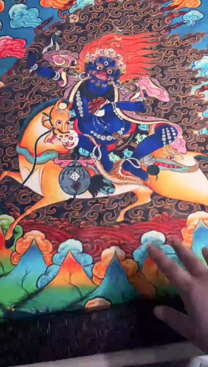 卷轴画东东唐卡tk16