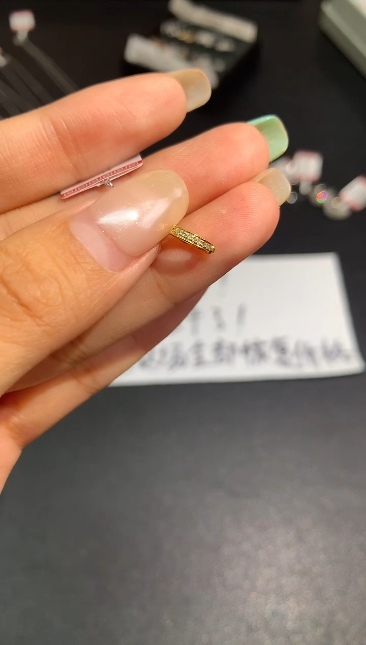 18K金镶嵌百搭扣钻石百搭扣A344|499
