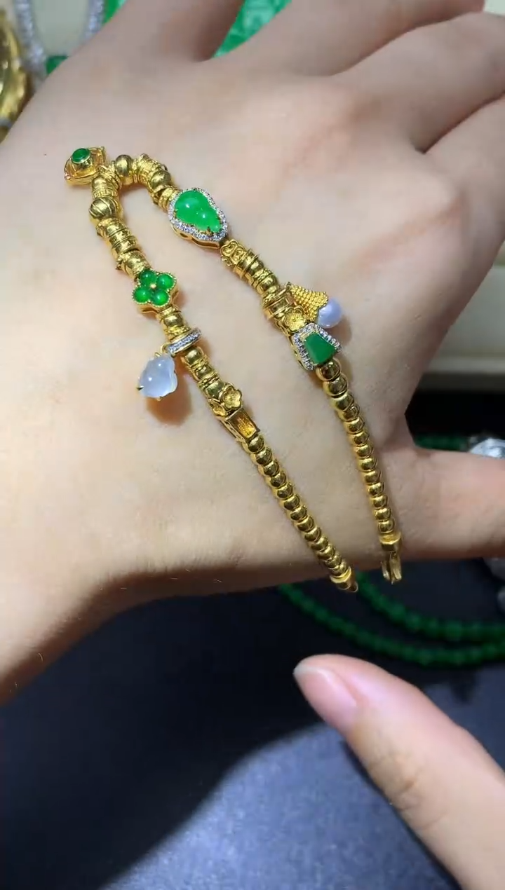 未镶嵌手链翡翠499-中国好珍宝