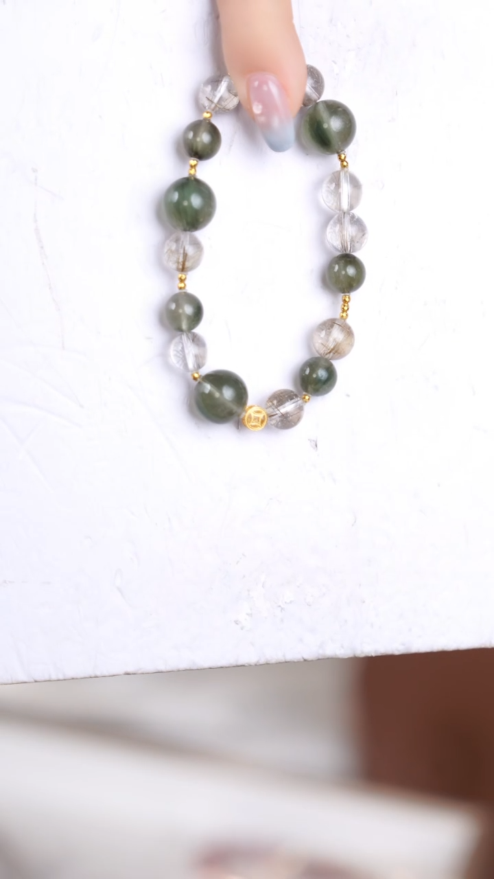 水晶手链银S925镶嵌@@@@@@@