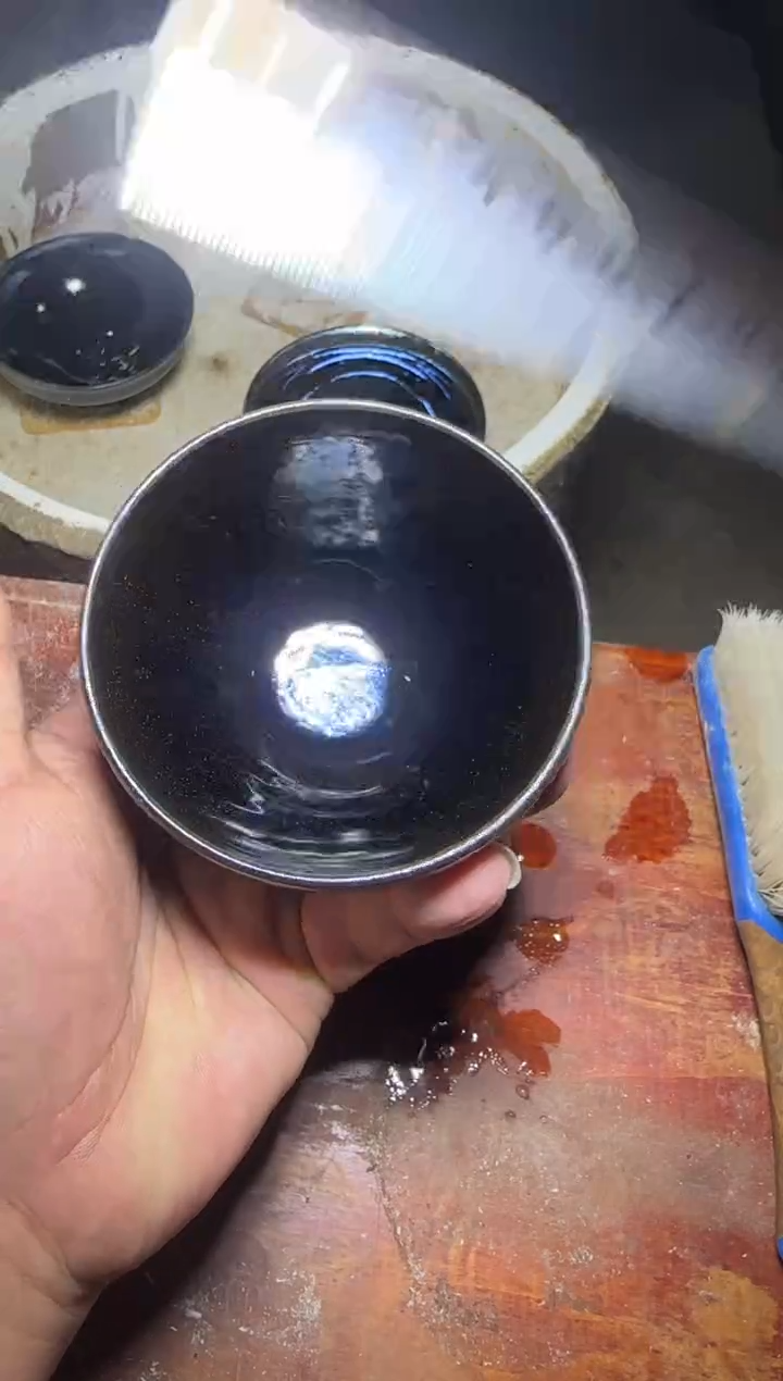 茶盏32号双和龙窑柴烧作品