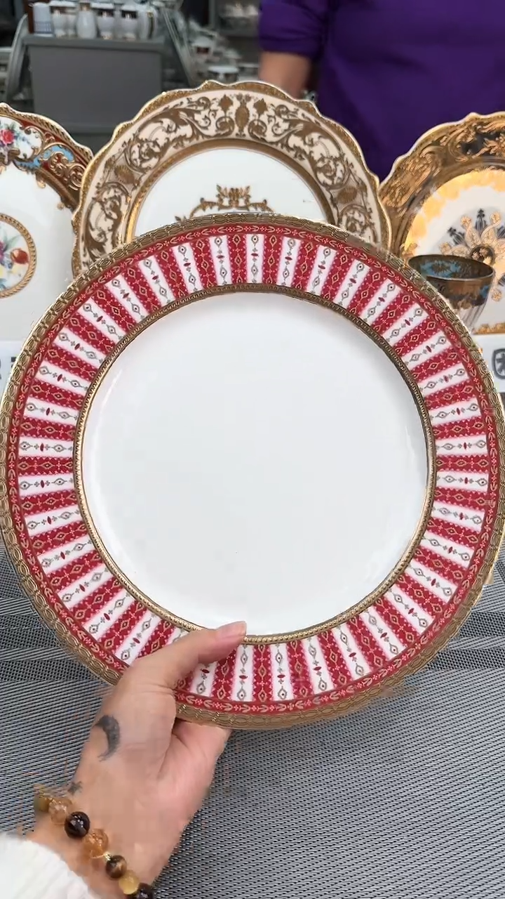 【闪购商品】瓷片10.5英寸平盘2个 福利款