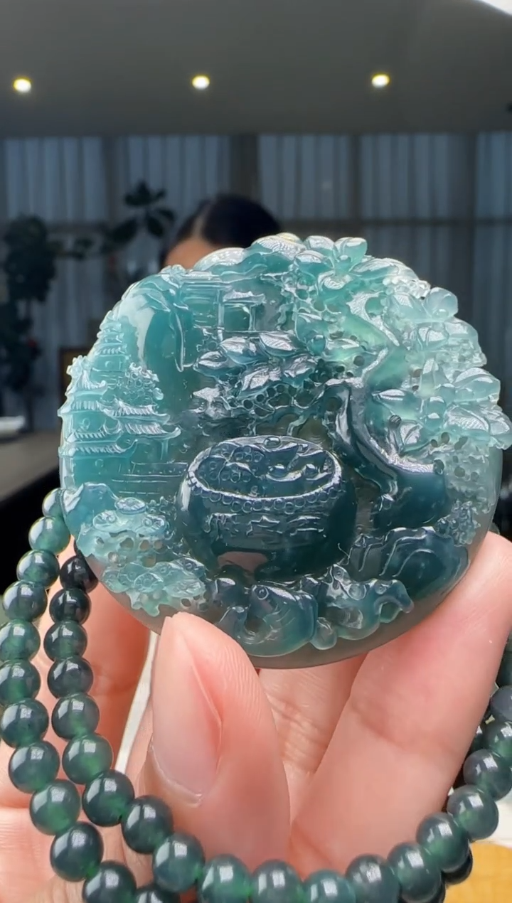 【闪购商品】翡翠吊坠(赠链)未镶嵌多样性发一XM@@WS1WX28209