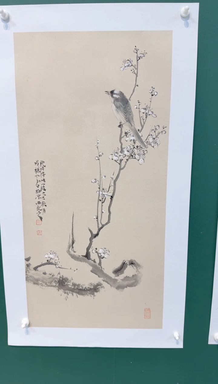 国画王成栋带合影