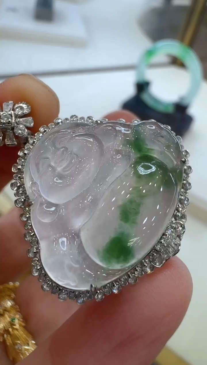 【闪购商品】翡翠吊坠(不含链)18K金镶嵌多样性团购发一件