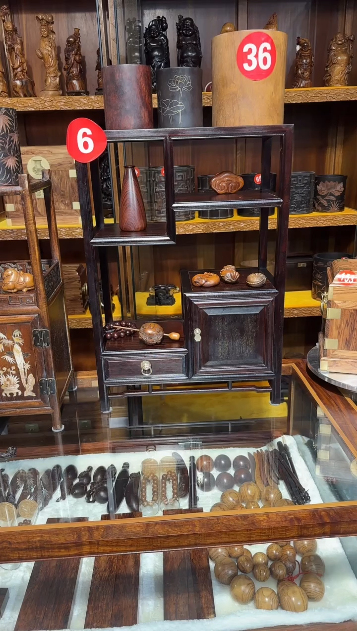 【闪购商品】木木艺紫檀博古架1580.88888