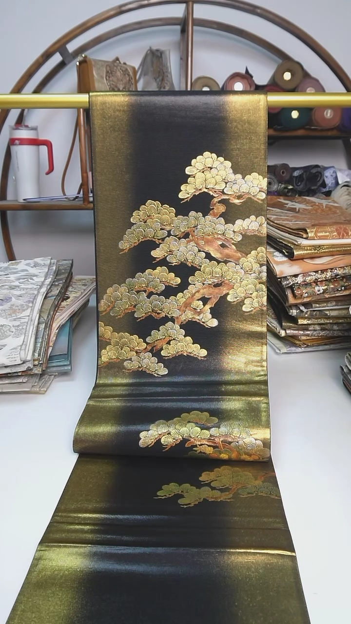 【闪购商品】织绣52西阵织四通松树