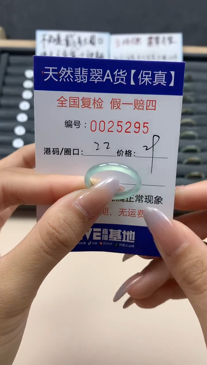 【闪购商品】翡翠戒指未镶嵌天然25295