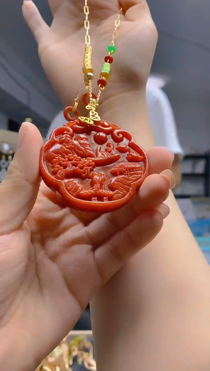 【闪购商品】翡翠耳饰合金196翡翠锁骨链