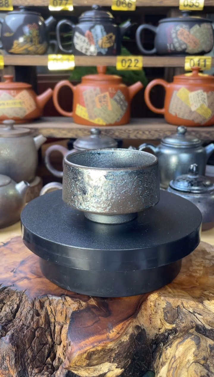 杯建水紫陶裸柴烧杯子（微瑕6）