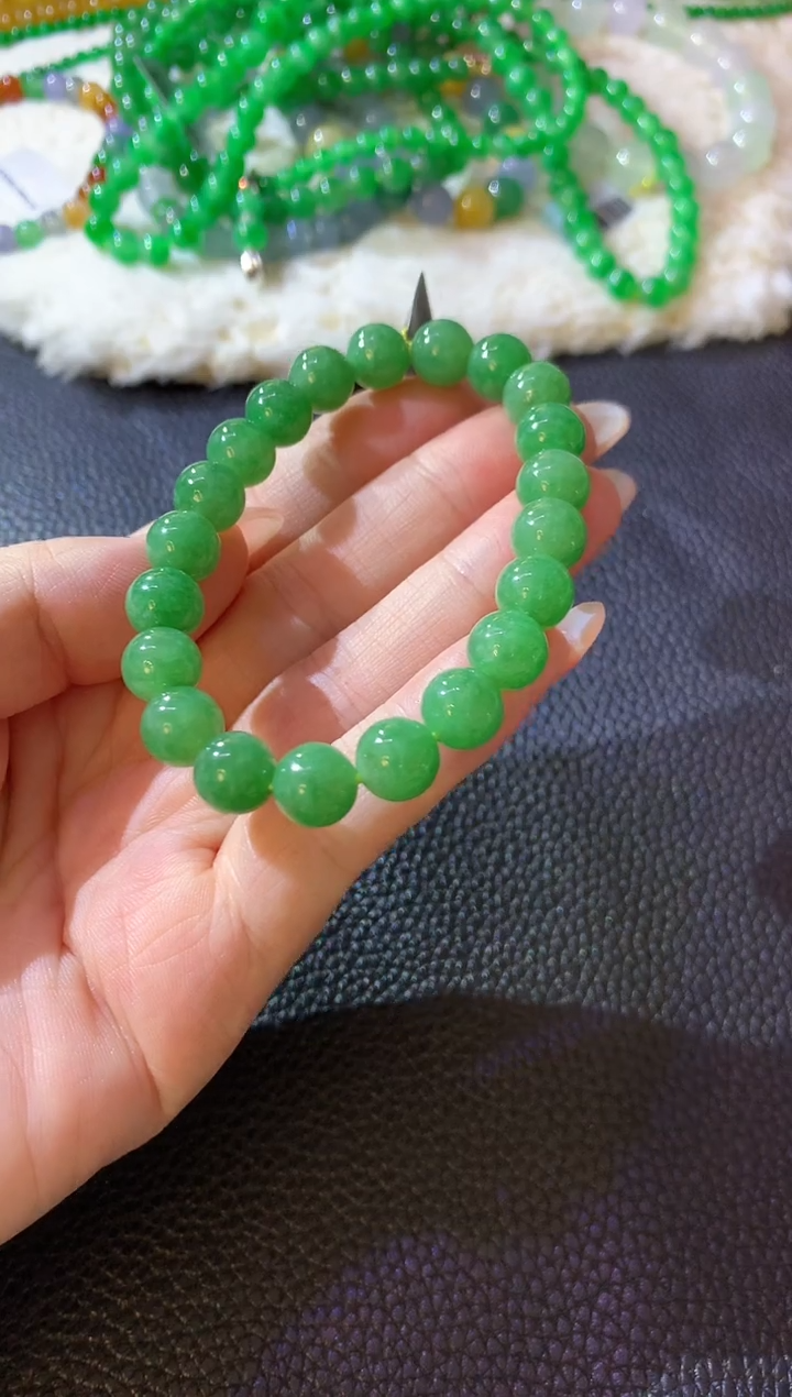 【闪购商品】翡翠手串未镶嵌A88 翡翠
