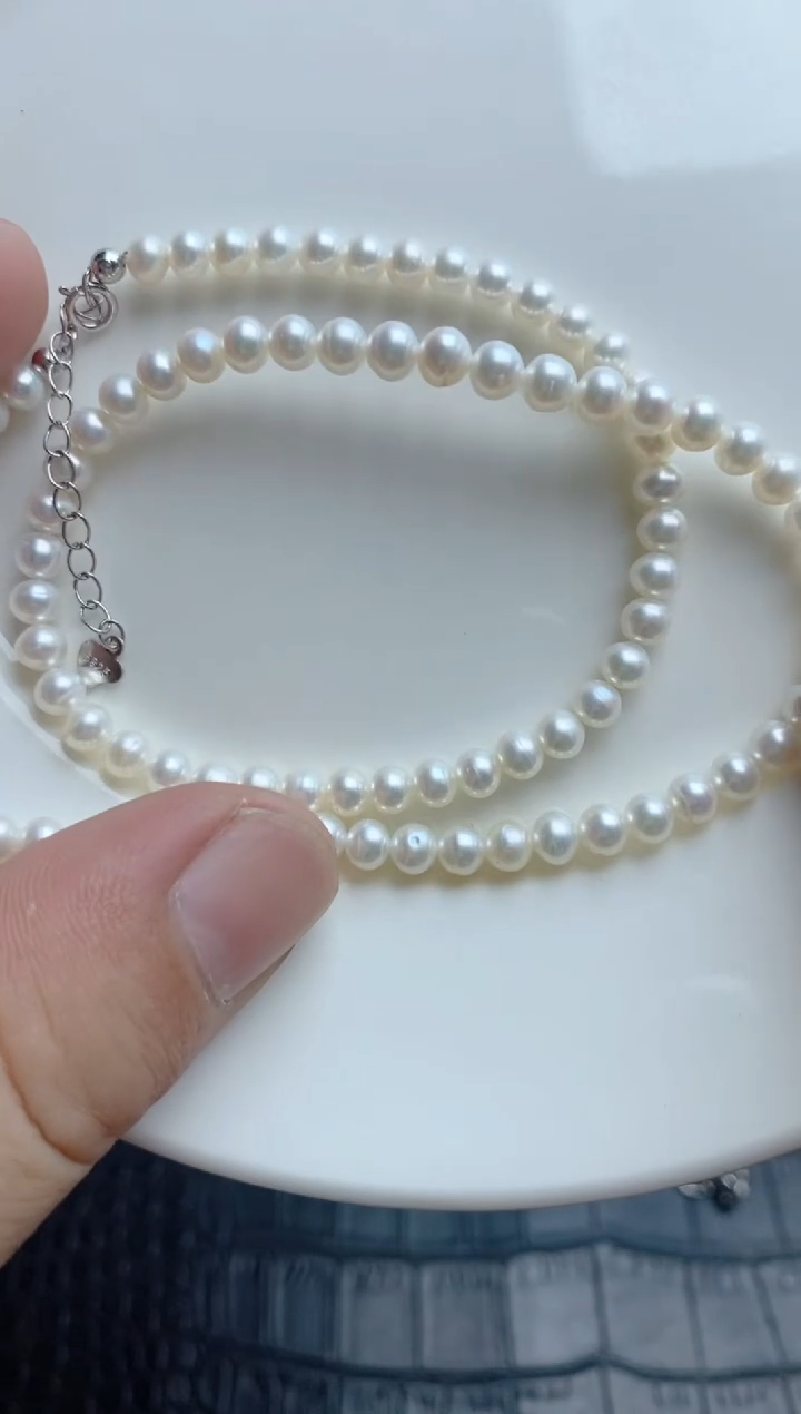 淡水珍珠未镶嵌颈饰0035