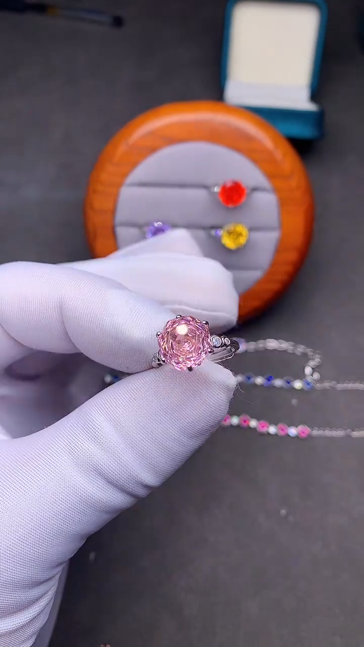 【闪购商品】碧玺戒指银S925镶嵌······