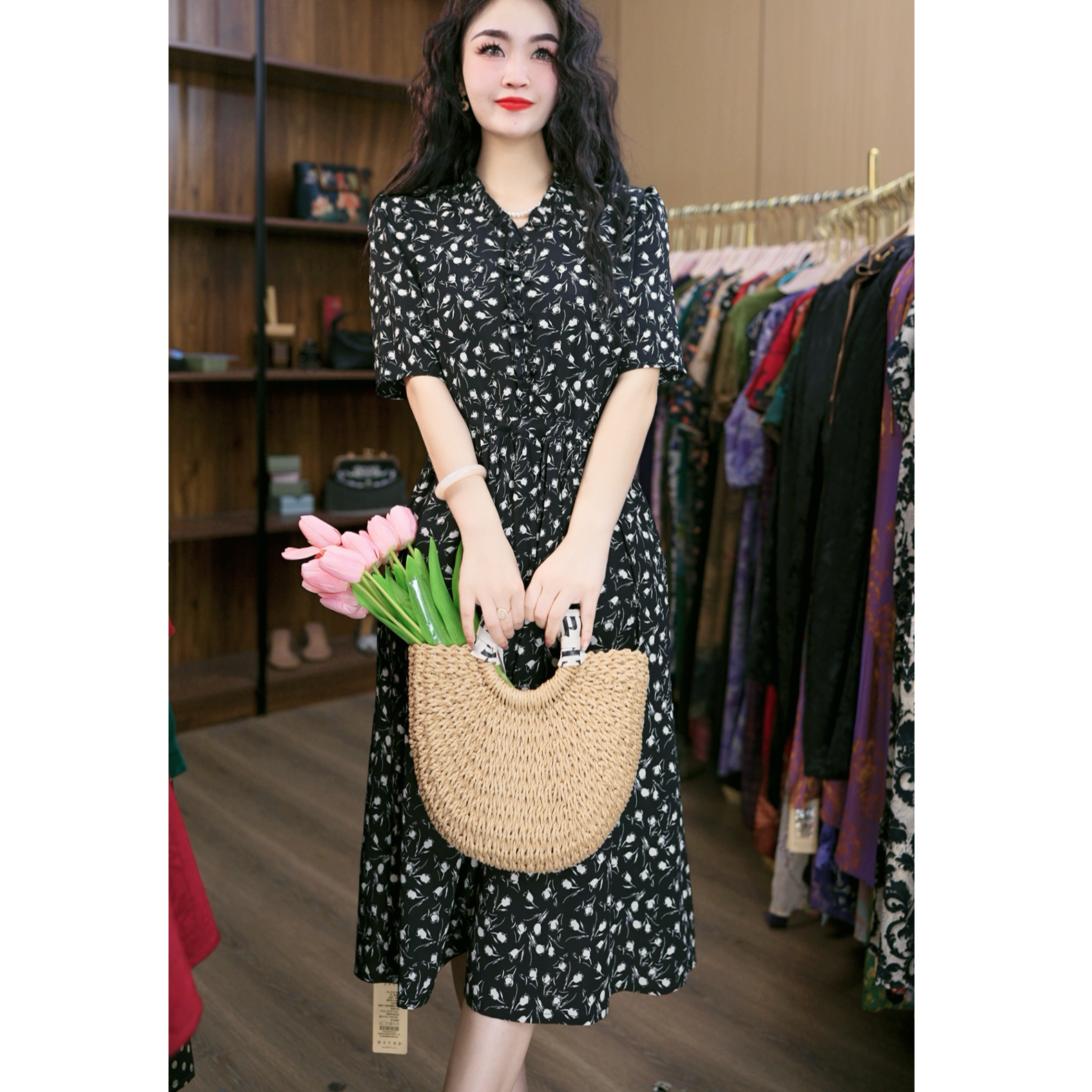 7688-10新款舒适时尚连衣裙