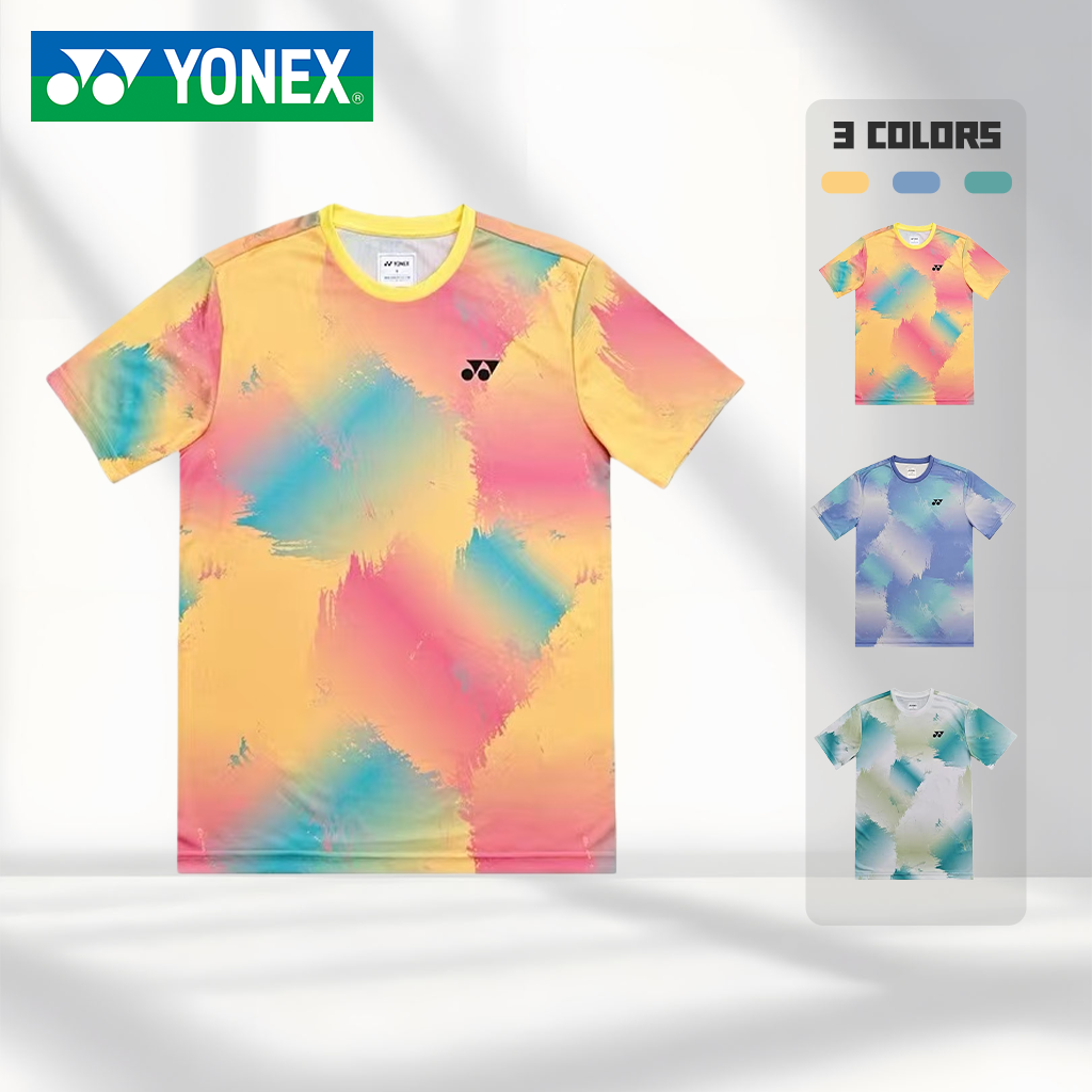 YONEX/尤尼克斯羽毛球服男女同款比赛训练短袖运动T恤-3079