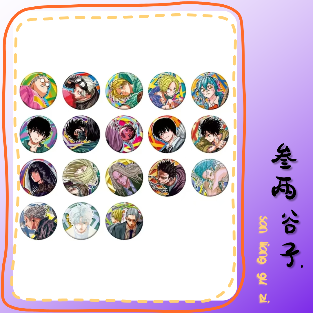 坂本日常 JF原画吧唧  第二弹 日谷 【默认代拆】