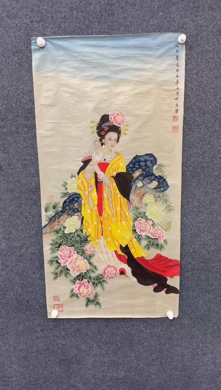 【闪购商品】国画1.16-展馆-黄春香-四尺丝绢-72