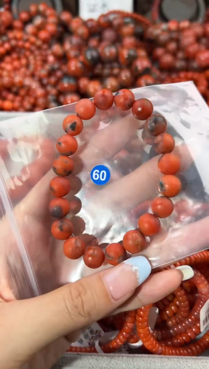 未镶嵌手串南红玛瑙10+