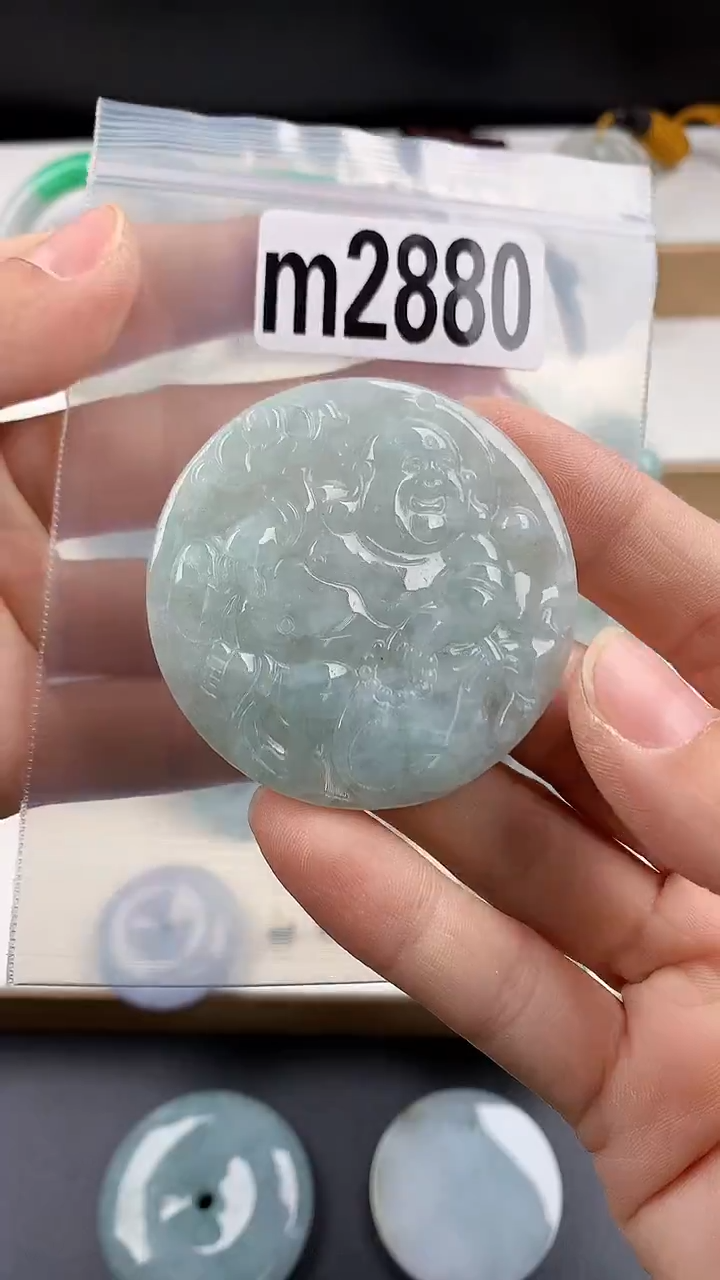 颈饰未镶嵌翡翠天然翡翠吊坠挂件