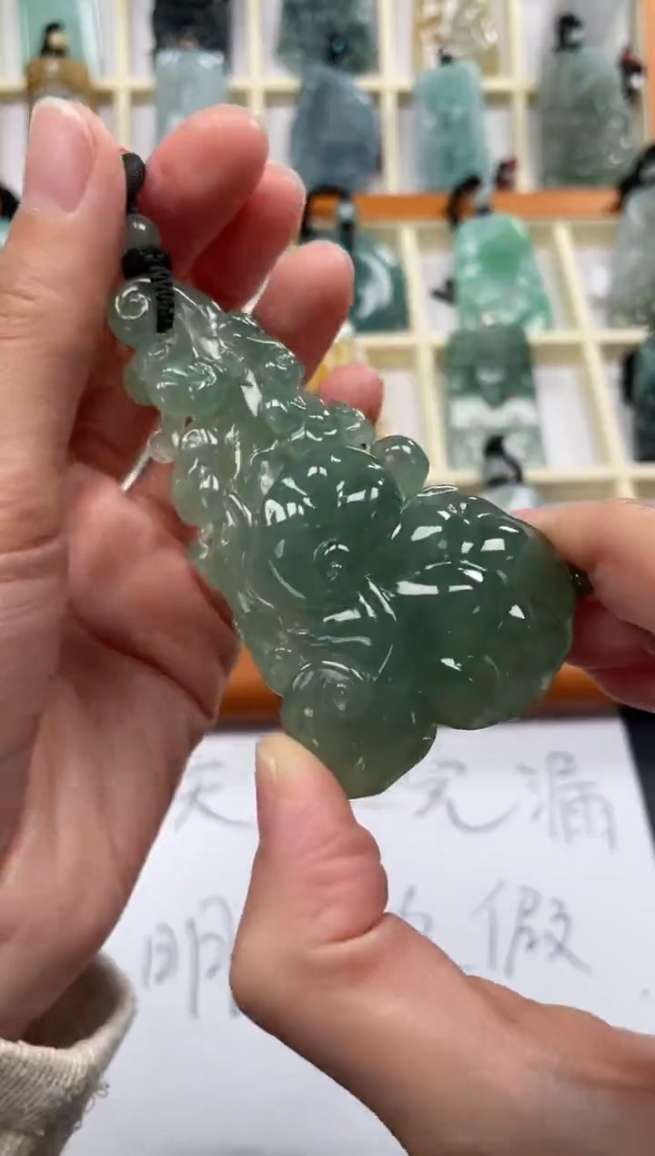 【闪购商品】翡翠颈饰未镶嵌如意