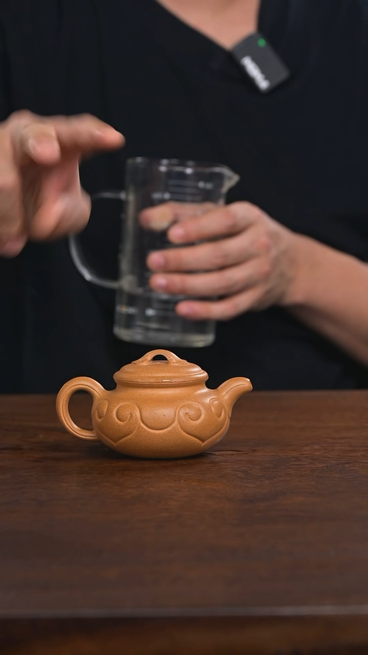 茶壶紫砂老档口黄金段 仿古如意紫砂壶