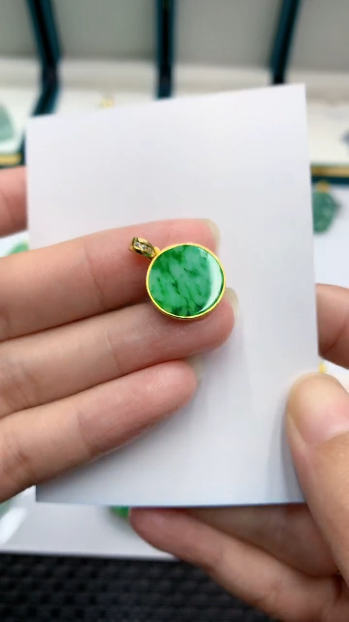 【闪购商品】翡翠颈饰银S925镶嵌            8