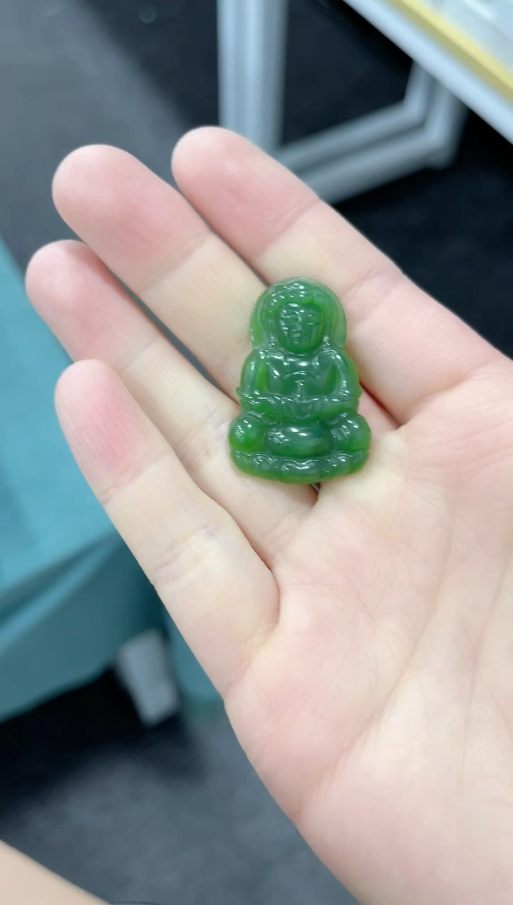 【闪购商品】和田玉颈饰未镶嵌观音kk