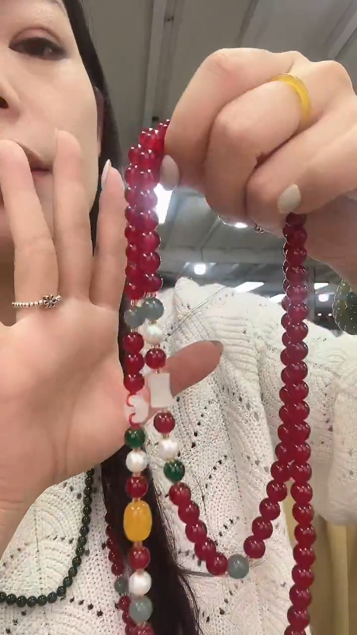 未镶嵌颈饰玛瑙/玉髓玛瑙项链