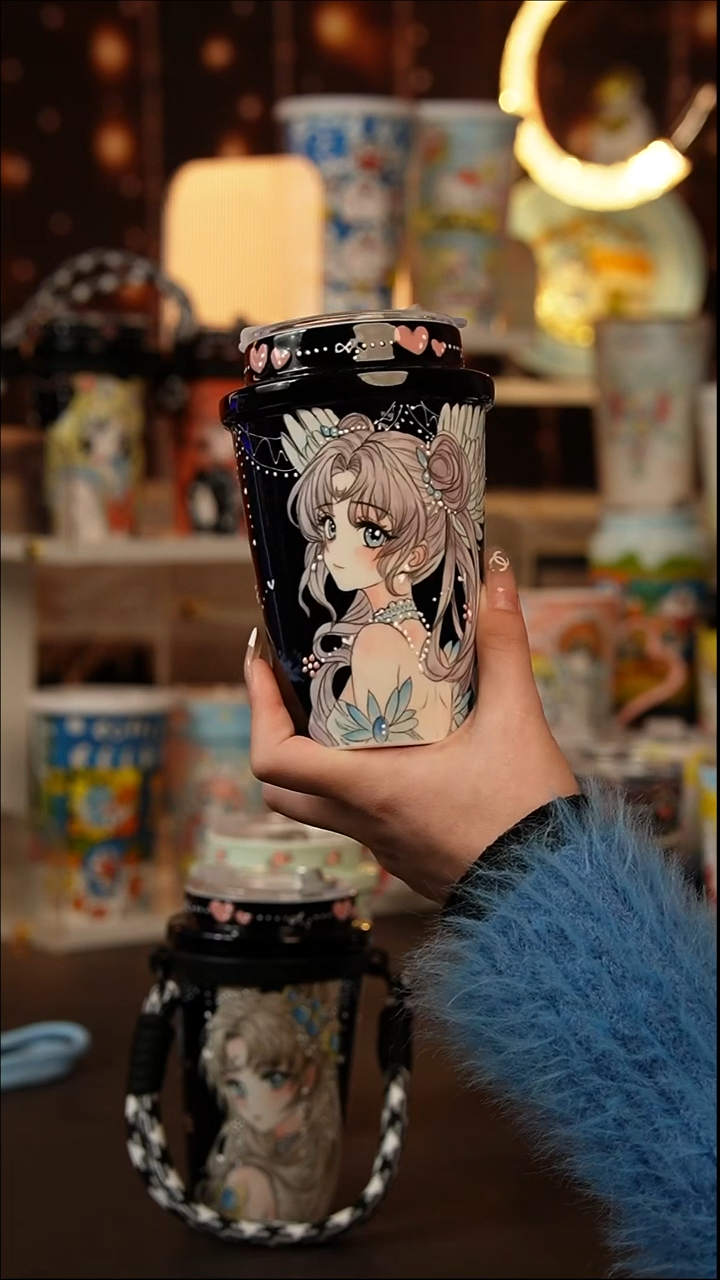 （玉泥）景德镇手工手绘文创陶瓷杯