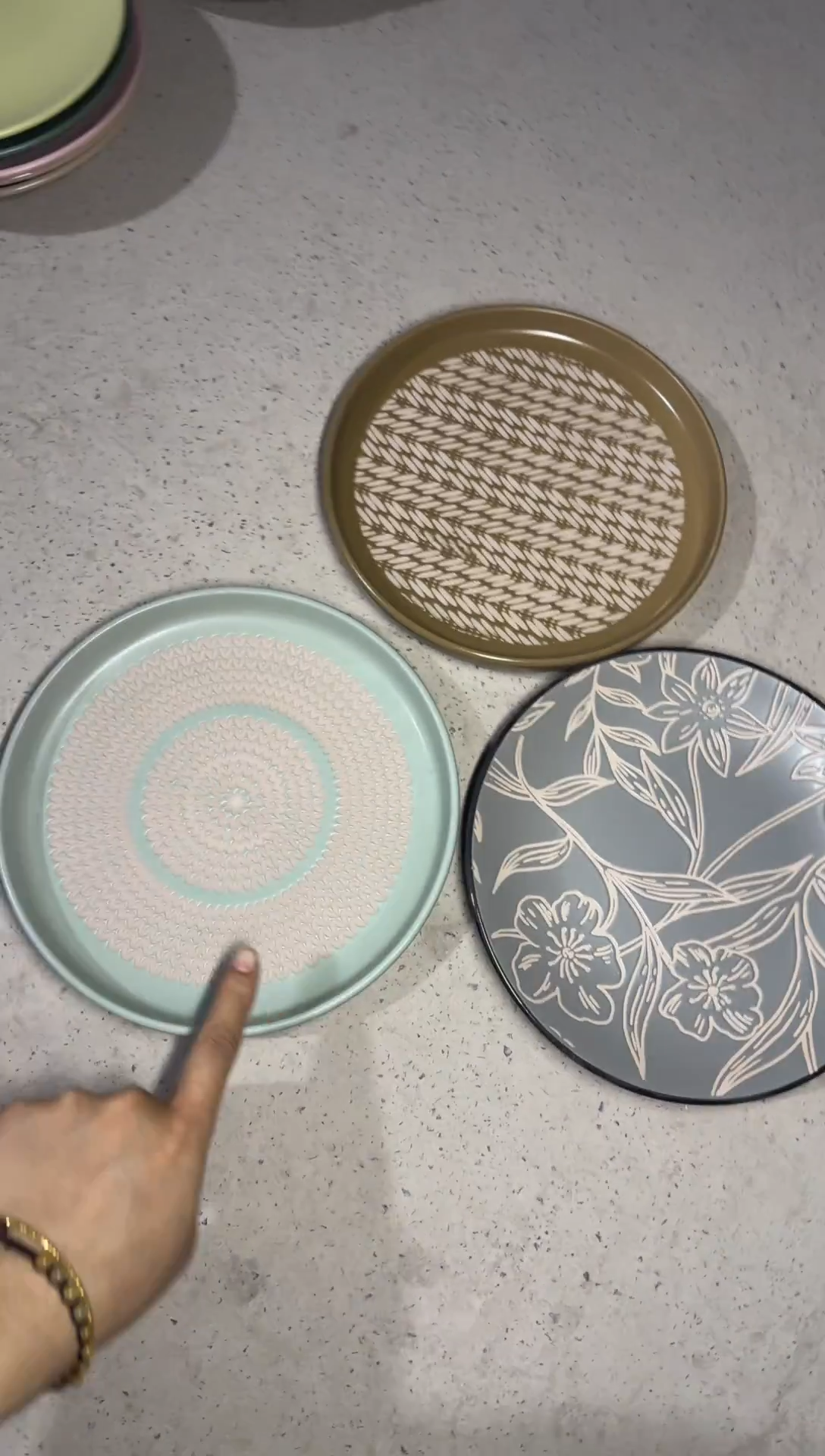 ?****师直播特惠八寸平盘3只装微瑕