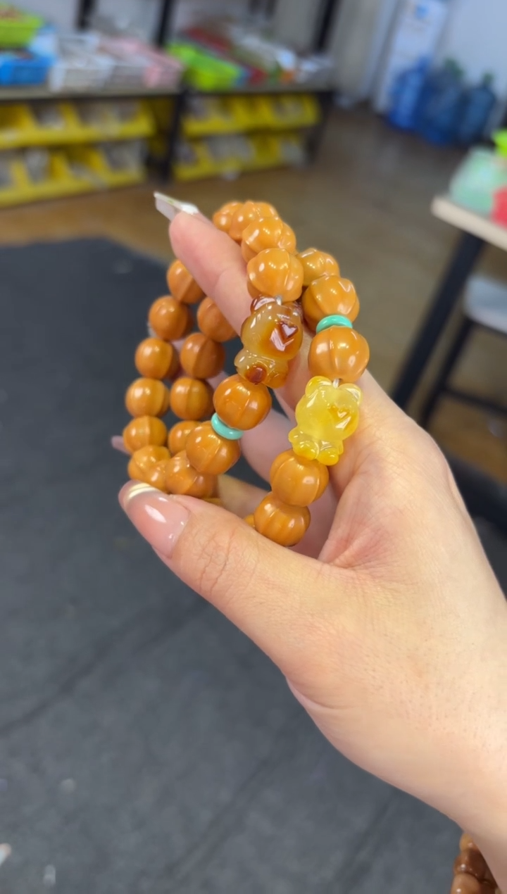 【闪购商品】菩提根/象牙果吊坠    12mm猴头鲨鱼背小熊单圈