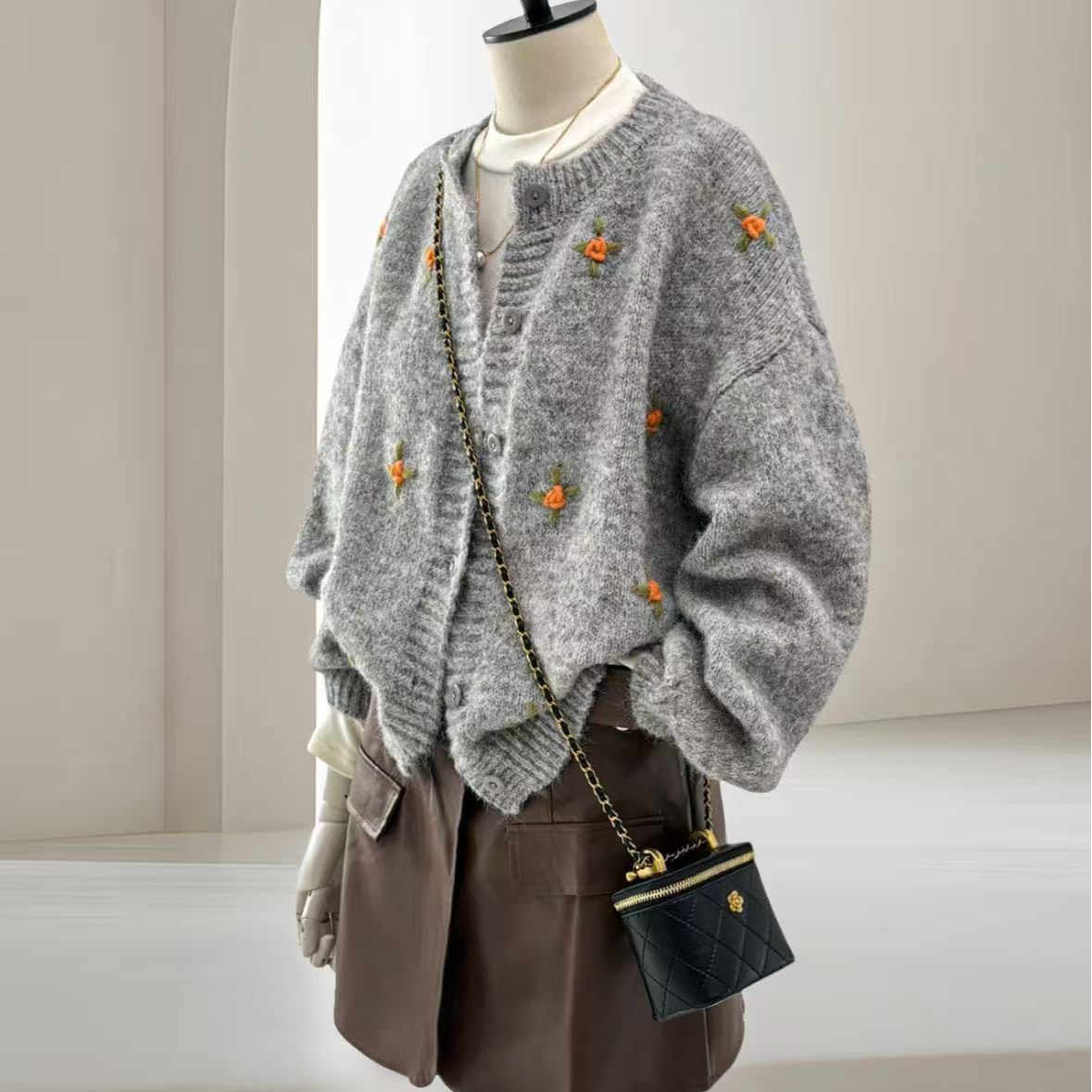 【南风家】B301-B350女装高级感宽松衬衫2025新款显瘦气质毛衣