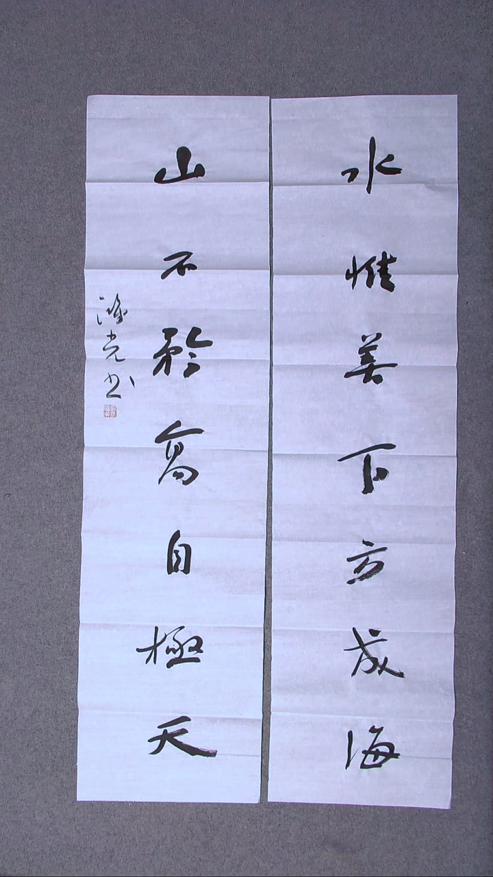 书法郭鸿光 银川八平尺138*34*2