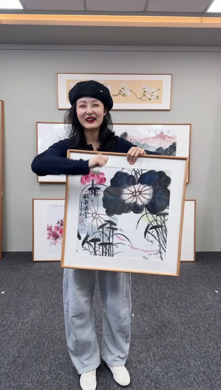 国画和气满堂60*60
