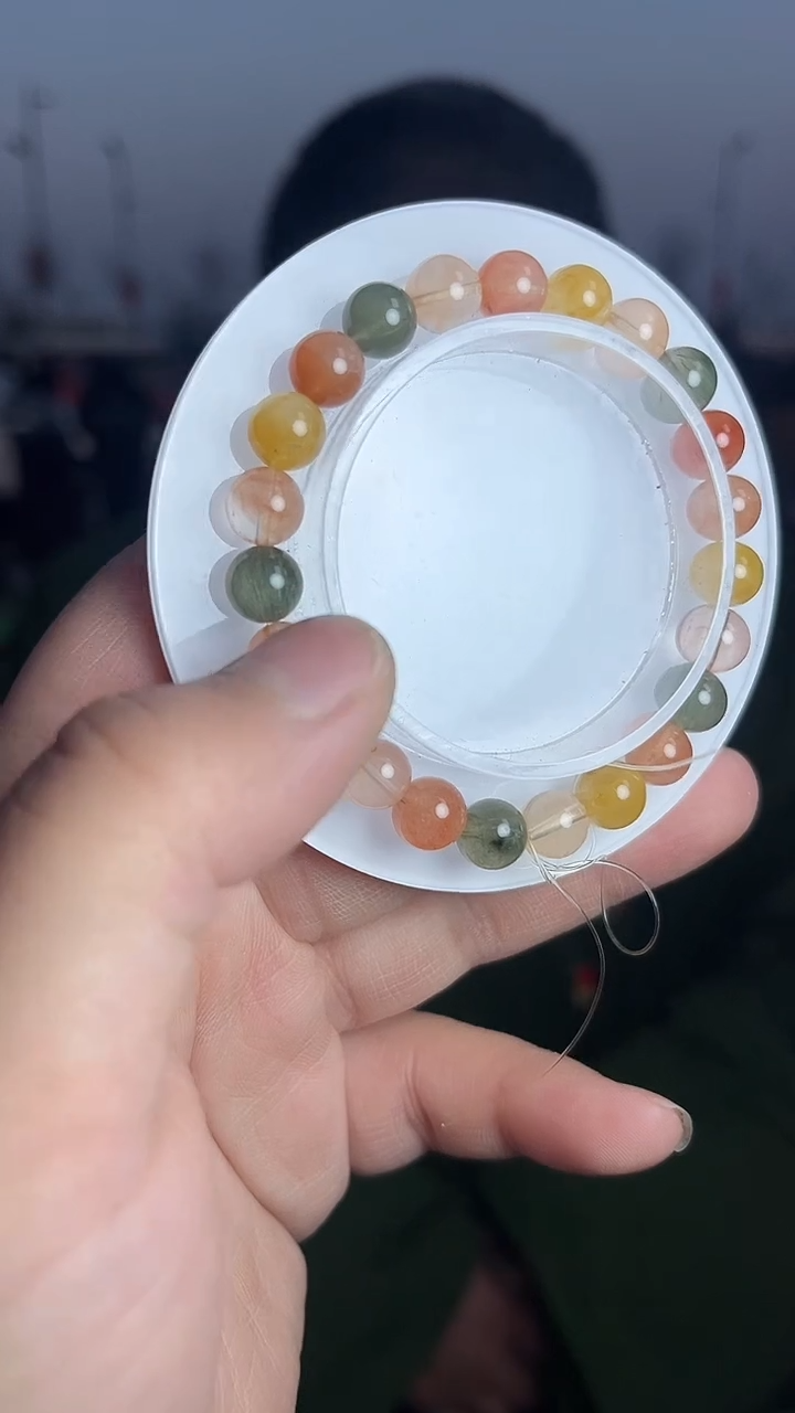 【闪购商品】水晶手链未镶嵌天然福寿禄手串多样性发一8mm