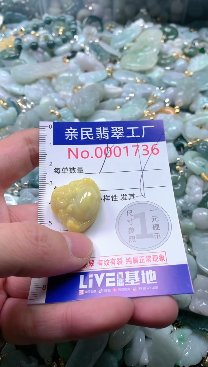【闪购商品】翡翠吊坠(不含链)未镶嵌1736