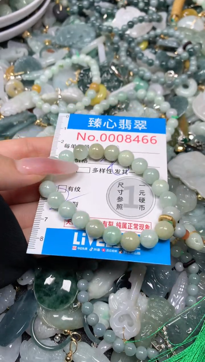 【闪购商品】翡翠颈饰未镶嵌含绳0008466