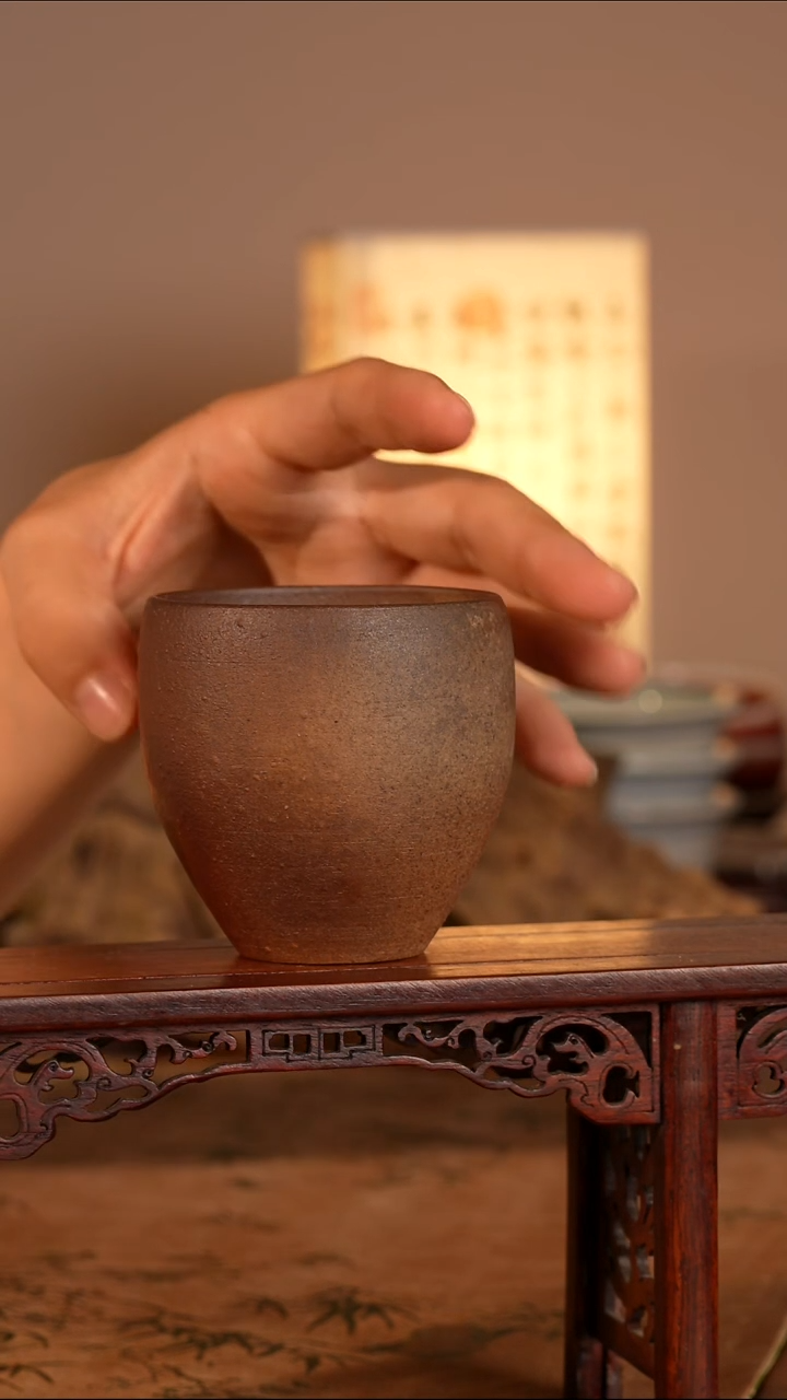 摆件柴窑柴烧碑帖炻器侘寂风福利