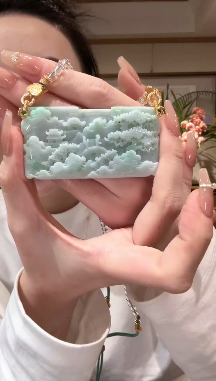 【闪购商品】翡翠颈饰未镶嵌国风