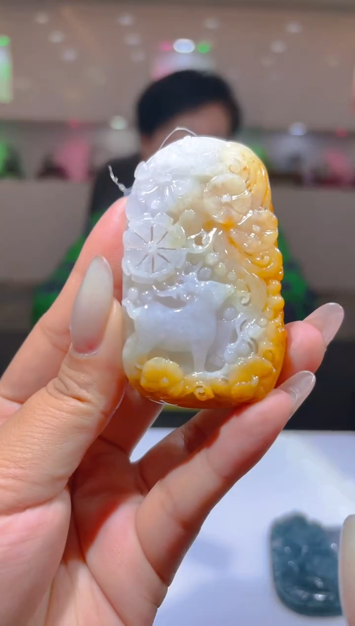 未镶嵌定制翡翠19/1220/L/鹿