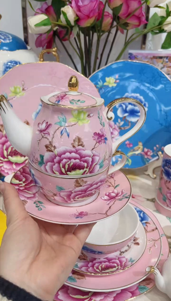 【闪购商品】骨瓷子母壶礼盒礼袋