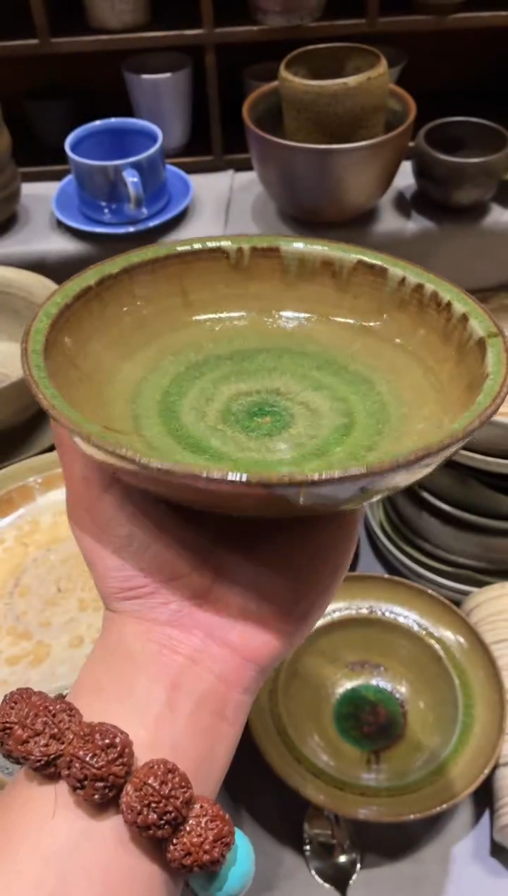 瓷片8寸黑金深汤盘（福利款）